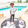 image:imageSwimZip Swim Leggings  UPF 50 Swim Pants  Baby Toddler Little and Big KidsBlack