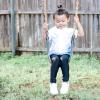 image:imageSwimZip Swim Leggings  UPF 50 Swim Pants  Baby Toddler Little and Big KidsBlack