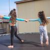 image:imageSwimZip Swim Leggings  UPF 50 Swim Pants  Baby Toddler Little and Big KidsBlack