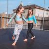 image:imageSwimZip Swim Leggings  UPF 50 Swim Pants  Baby Toddler Little and Big KidsBlack