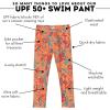 image:imageSwimZip Swim Leggings  UPF 50 Swim Pants  Baby Toddler Little and Big KidsSwirl