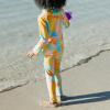 image:imageSwimZip Swim Leggings  UPF 50 Swim Pants  Baby Toddler Little and Big KidsVibrant Vacay
