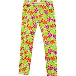 image:imageSwimZip Swim Leggings  UPF 50 Swim Pants  Baby Toddler Little and Big KidsHibiscus