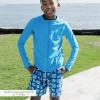 image:imageSwimZip Boys Swim Trunks with Boxer Brief Liner and UPF 50 Sun ProtectionCoastal