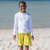 image:imageSwimZip Boys Swim Trunks with Boxer Brief Liner and UPF 50 Sun ProtectionCoral