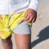 image:imageSwimZip Boys Swim Trunks with Boxer Brief Liner and UPF 50 Sun ProtectionCoral