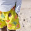 image:imageSwimZip Boys Swim Trunks with Boxer Brief Liner and UPF 50 Sun ProtectionCoral