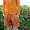 image:imageSwimZip Boys Swim Trunks with Boxer Brief Liner and UPF 50 Sun ProtectionDesert