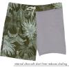 image:imageSwimZip Boys Swim Trunks with Boxer Brief Liner and UPF 50 Sun ProtectionHawaiian Rainforest