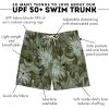 image:imageSwimZip Boys Swim Trunks with Boxer Brief Liner and UPF 50 Sun ProtectionHawaiian Rainforest