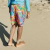 image:imageSwimZip Boys Swim Trunks with Boxer Brief Liner and UPF 50 Sun ProtectionImpressions