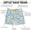 image:imageSwimZip Boys Swim Trunks with Boxer Brief Liner and UPF 50 Sun ProtectionMediterranean Lemons
