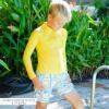image:imageSwimZip Boys Swim Trunks with Boxer Brief Liner and UPF 50 Sun ProtectionMediterranean Lemons