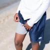 image:imageSwimZip Boys Swim Trunks with Boxer Brief Liner and UPF 50 Sun ProtectionNavy