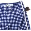 image:imageSwimZip Boys Swim Trunks with Boxer Brief Liner and UPF 50 Sun ProtectionNavy Gingham