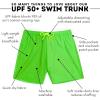 image:imageSwimZip Boys Swim Trunks with Boxer Brief Liner and UPF 50 Sun ProtectionNeon Green