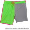 image:imageSwimZip Boys Swim Trunks with Boxer Brief Liner and UPF 50 Sun ProtectionNeon Sunrise