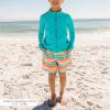 image:imageSwimZip Boys Swim Trunks with Boxer Brief Liner and UPF 50 Sun ProtectionRainbow