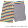 image:imageSwimZip Boys Swim Trunks with Boxer Brief Liner and UPF 50 Sun ProtectionSunny Stripe