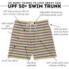 image:imageSwimZip Boys Swim Trunks with Boxer Brief Liner and UPF 50 Sun ProtectionSunny Stripe