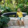 image:imageSwimZip Boys Swim Trunks with Boxer Brief Liner and UPF 50 Sun ProtectionSunshine