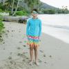 image:imageSwimZip Boys Swim Trunks with Boxer Brief Liner and UPF 50 Sun ProtectionSurfs Up