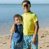 image:imageSwimZip Boys Swim Trunks with Boxer Brief Liner and UPF 50 Sun ProtectionTropadelic