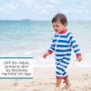 image:imageSwimZip Little Boy Long Sleeve Sunsuit with UPF 50 Sun Protection Blue Crab 2T