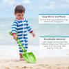 image:imageSwimZip Little Boy Long Sleeve Sunsuit with UPF 50 Sun Protection Blue Crab 2T