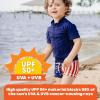 image:imageSwimZip Shorties  UPF 50 Swim Shorts  Baby Toddler and Kids  Boys or GirlsAmericana