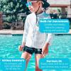 image:imageSwimZip Shorties  UPF 50 Swim Shorts  Baby Toddler and Kids  Boys or GirlsBlack