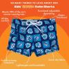 image:imageSwimZip Shorties  UPF 50 Swim Shorts  Baby Toddler and Kids  Boys or GirlsCoastal