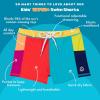 image:imageSwimZip Shorties  UPF 50 Swim Shorts  Baby Toddler and Kids  Boys or GirlsColor Pop