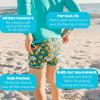 image:imageSwimZip Shorties  UPF 50 Swim Shorts  Baby Toddler and Kids  Boys or GirlsGeo Party