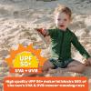 image:imageSwimZip Shorties  UPF 50 Swim Shorts  Baby Toddler and Kids  Boys or GirlsHawaiian Rainforest