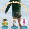 image:imageSwimZip Shorties  UPF 50 Swim Shorts  Baby Toddler and Kids  Boys or GirlsHawaiian Rainforest