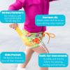 image:imageSwimZip Shorties  UPF 50 Swim Shorts  Baby Toddler and Kids  Boys or GirlsHibiscus