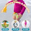 image:imageSwimZip Shorties  UPF 50 Swim Shorts  Baby Toddler and Kids  Boys or GirlsHibiscus