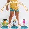 image:imageSwimZip Shorties  UPF 50 Swim Shorts  Baby Toddler and Kids  Boys or GirlsLemons