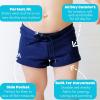 image:imageSwimZip Shorties  UPF 50 Swim Shorts  Baby Toddler and Kids  Boys or GirlsNavy Blue