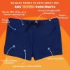 image:imageSwimZip Shorties  UPF 50 Swim Shorts  Baby Toddler and Kids  Boys or GirlsNavy Blue
