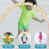 image:imageSwimZip Shorties  UPF 50 Swim Shorts  Baby Toddler and Kids  Boys or GirlsNeon Green