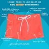 image:imageSwimZip Shorties  UPF 50 Swim Shorts  Baby Toddler and Kids  Boys or GirlsNeon Orange