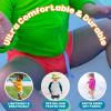 image:imageSwimZip Shorties  UPF 50 Swim Shorts  Baby Toddler and Kids  Boys or GirlsNeon Orange