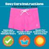 image:imageSwimZip Shorties  UPF 50 Swim Shorts  Baby Toddler and Kids  Boys or GirlsNeon Pink