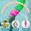 image:imageSwimZip Shorties  UPF 50 Swim Shorts  Baby Toddler and Kids  Boys or GirlsNeon Pink