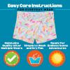 image:imageSwimZip Shorties  UPF 50 Swim Shorts  Baby Toddler and Kids  Boys or GirlsPetals