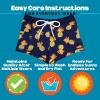 image:imageSwimZip Shorties  UPF 50 Swim Shorts  Baby Toddler and Kids  Boys or GirlsPineapple