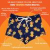 image:imageSwimZip Shorties  UPF 50 Swim Shorts  Baby Toddler and Kids  Boys or GirlsPineapple
