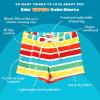 image:imageSwimZip Shorties  UPF 50 Swim Shorts  Baby Toddler and Kids  Boys or GirlsRainbow